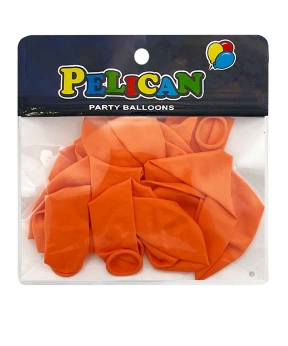Кульки Pelican 10 '(26 см) пастель помаранчевий 10 шт / уп Помаранчевий Pelican (811005)