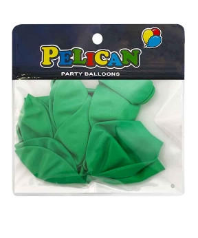 Шарики Pelican 10' (26 см) пастель зеленый, 10 шт/уп Зеленый Pelican (811017)