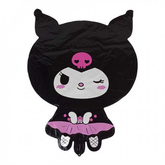 Шарик фольгированный 48 х 65см "Зайка Kuromi" (1064 Kuromi)
