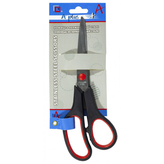 Ножиці офісні , 21cm, лезо 9,5см. 12шт/упак Unison (A-813)