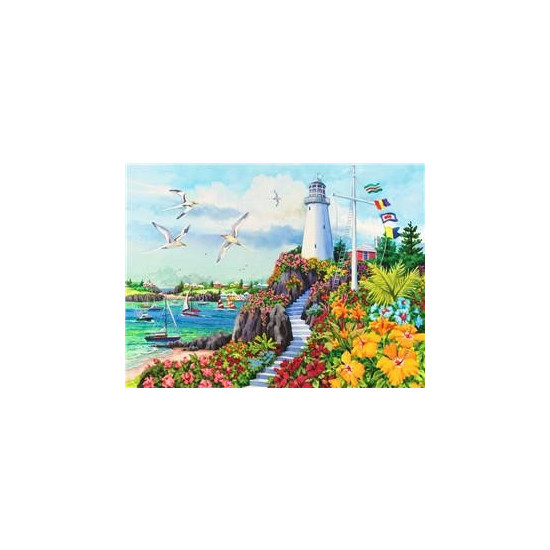 Картина по номерам "Маяк" 40*50см,крас.-акрил,кисть-3шт. (8161)