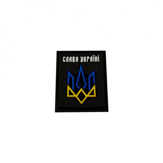 Декор на липучке 39 х 32мм Черный Unison (1205 black)