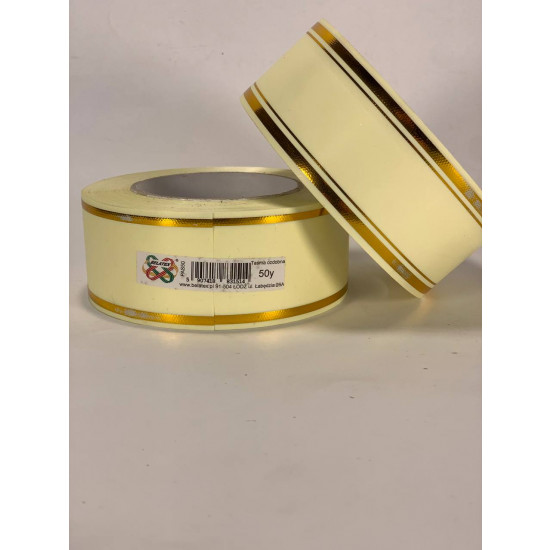 Стрічка пластикова 5см х 45м Бежевий Unison (PAS50 -2 cream)