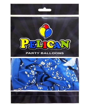 Кульки латексні Pelican 12"(30сm) "It's a Boy, хлопчик" 5-стор 50шт Синій Pelican (824003)