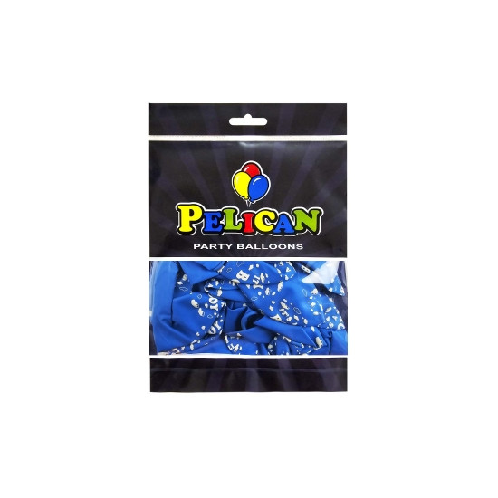 Кульки латексні Pelican 12"(30сm) "It's a Boy, хлопчик" 5-стор 50шт Синій Pelican (824003)