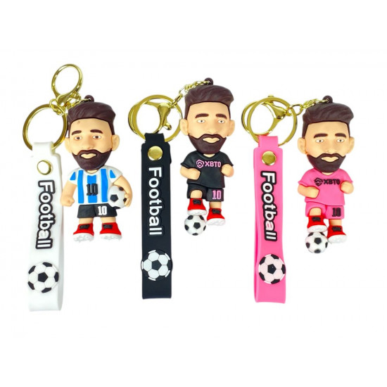 Брелок игрушка для ключей на рюкзак или сумку Messi -8см (микс) (KT-5)