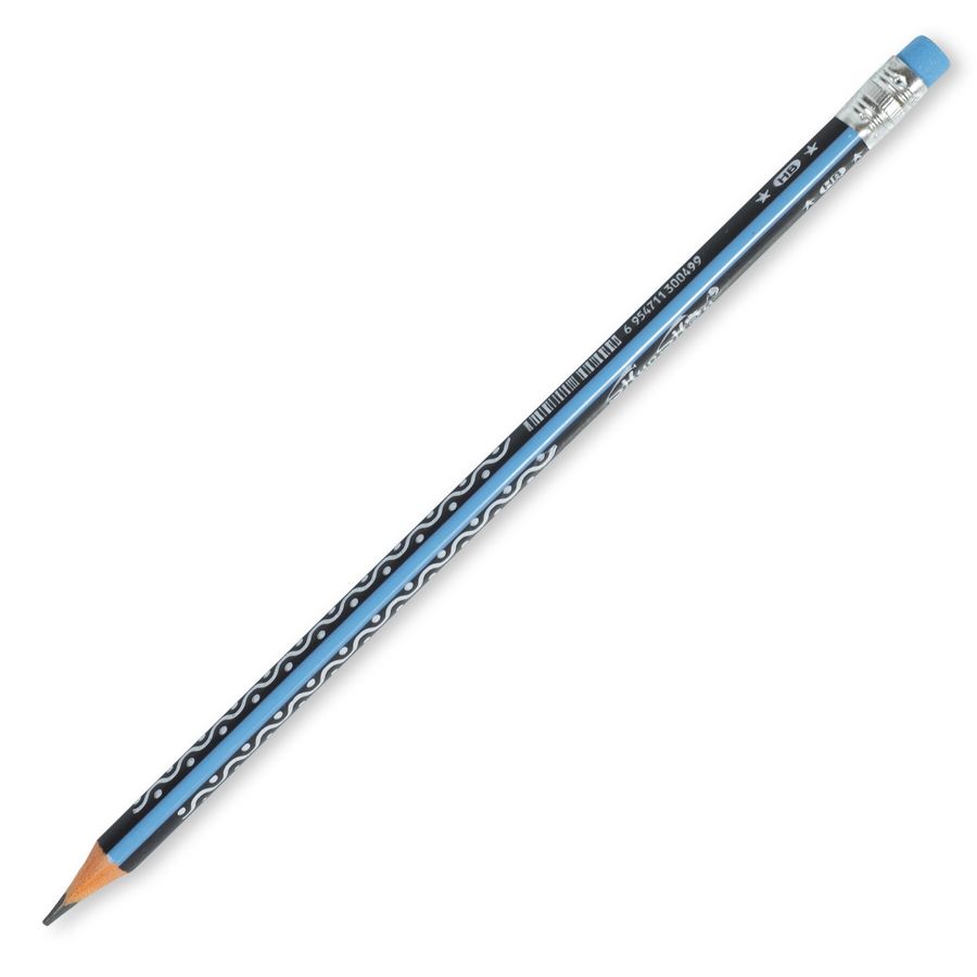 Олівець HB, S-0049 простий - пластик з гумкою, 144 шт в упаковці (S-0049)