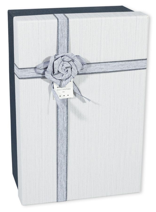 Прямоугольные подарочные коробки 35.5x24x14cm, с ДЕФЕКТОМ Синий Unison (MS9401-11Q-1 №1)