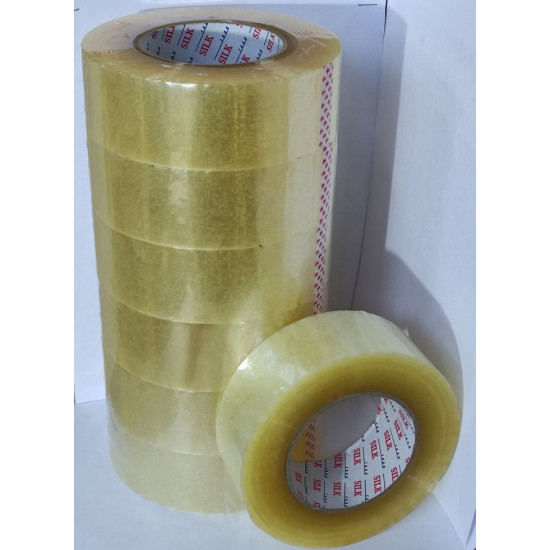 Скотч прозрачный "Silk" 45мкм х 45мм x 500 метров (Ск 106)