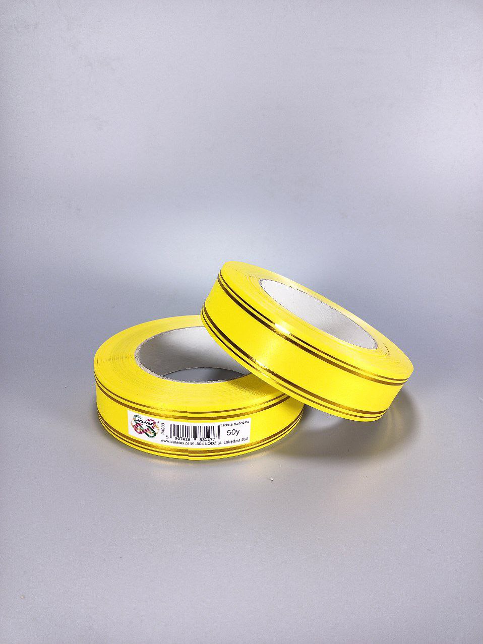 Лента пластиковая 3см х 45м Желтый Unison (PAS30 -2 yellow)
