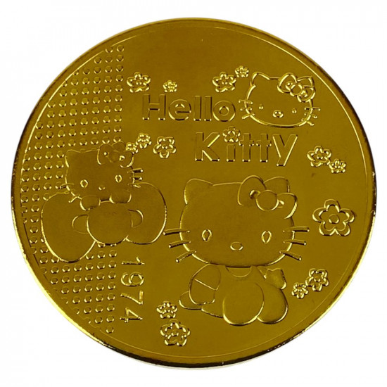 Монета-сувенир Kitty Cat, 4см в капсулах (Cs - 1002)