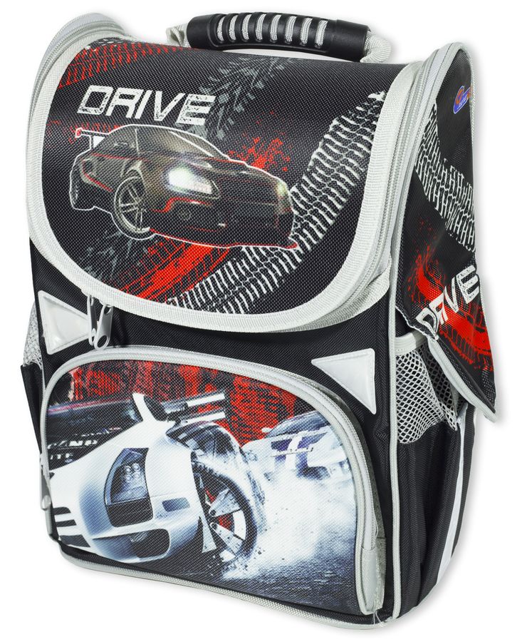 Рюкзак коробки "Driv" 34x26x14.5cm 3 відділення, ортопедич., світловід. (1823AB)