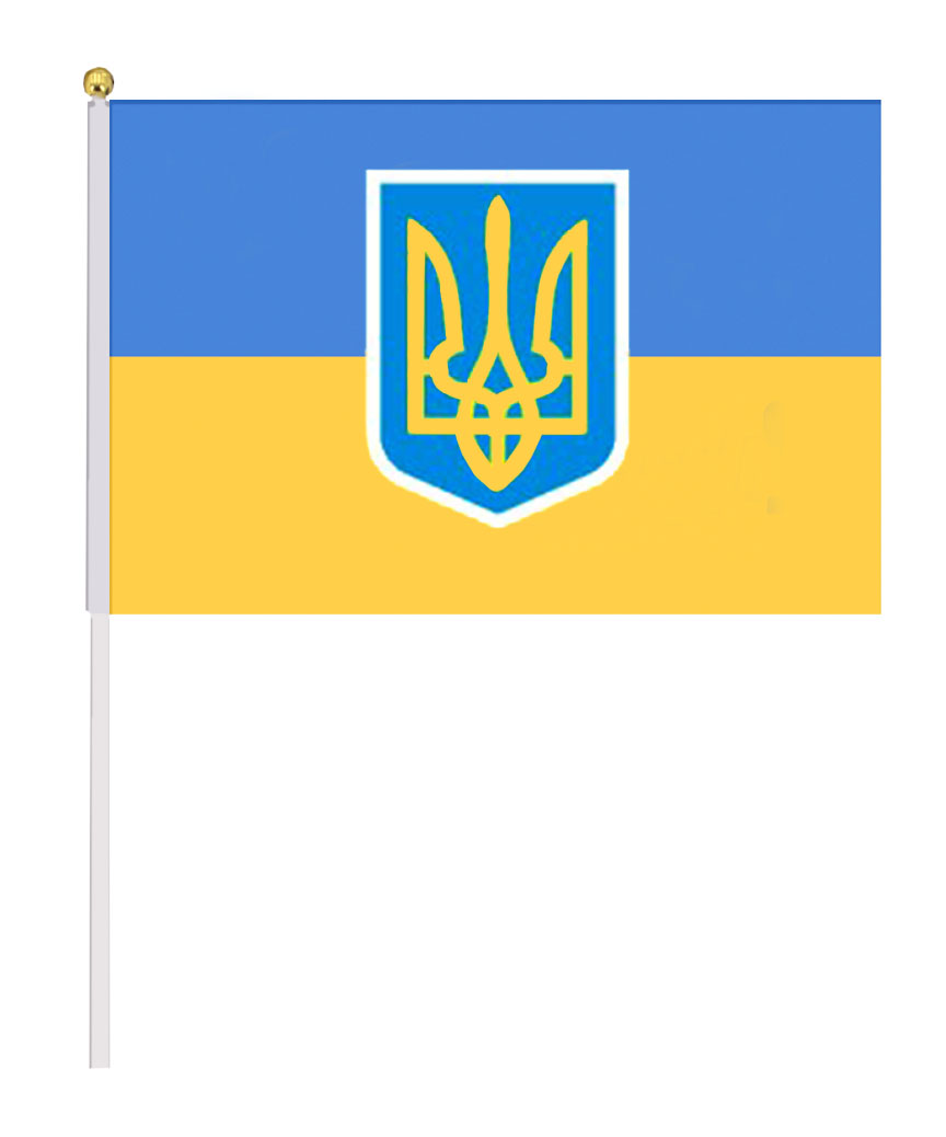 Флажок 20 х 30см Желто-синий Unison (780050)