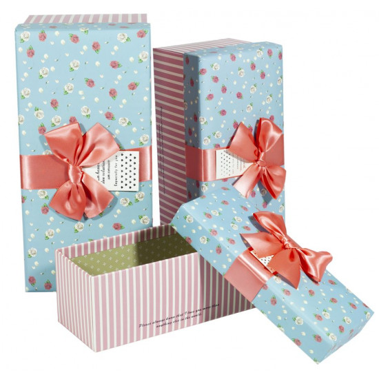 Подарункова коробка CH01-18, прямокутна, 30X14X13.5cm/25.5X12X11.5 /21X9X9cm 3шт. в наборі Unison (CH01-18)