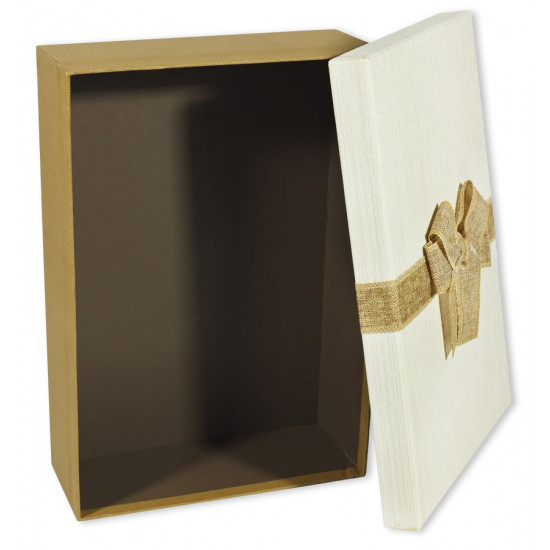 Подарункова коробка MS9306-19Q-2, прямокутна коричнева ,39x28x13cm/37x26x10.5cm/35x24x7.5cm 3шт. в наборі (MS9306-19Q-2)