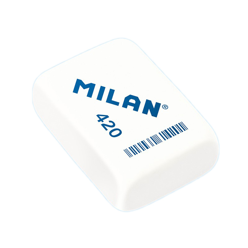 Ластик "TM MILAN" 4x2,8x1,3см,mix (420CMM)
