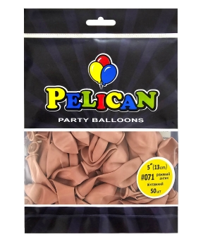 Кульки Pelican латексні 5"(13cm) вінтажний рожевий антик, 50шт Рожевий Pelican (805071)
