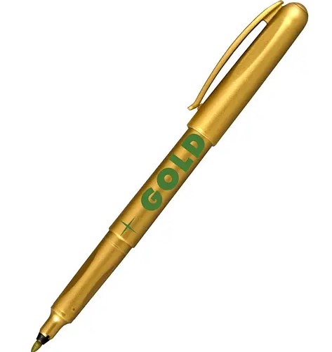 Маркер Centropen 2670 золото 1мм, 10 шт, (2670 золото)