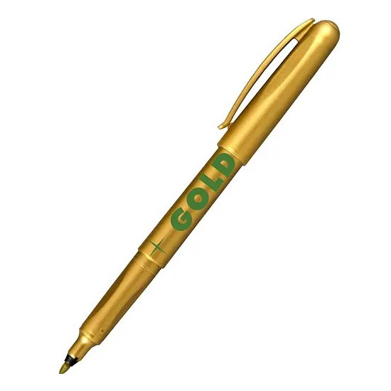 Маркер Centropen 2670 золото 1мм, 10 шт, (2670 золото)