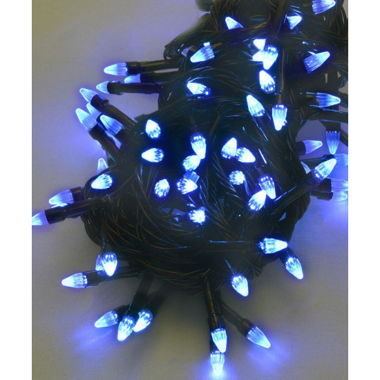 КОНУС 300 LED, синій (чорний провід) (1230-02)