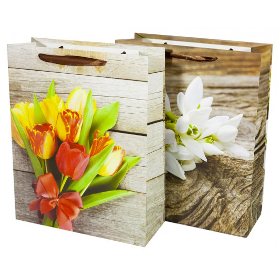 Подарочные пакеты DV-BK9272-L, 210g, 31x40x12cm, 4 дизайна (DV-BK9272-L)