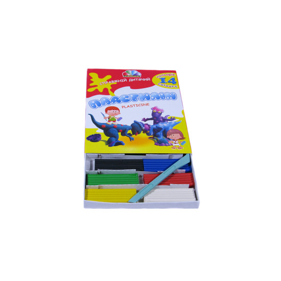 Пластилін Гамма 14 кольорів, 280гр. "Захоплення" (331036)