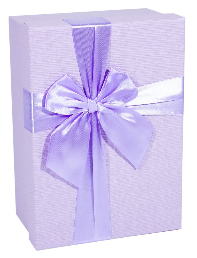 Прямоугольная подарочная коробка сиреневая Unison, 158-17 (158-17 lilac)