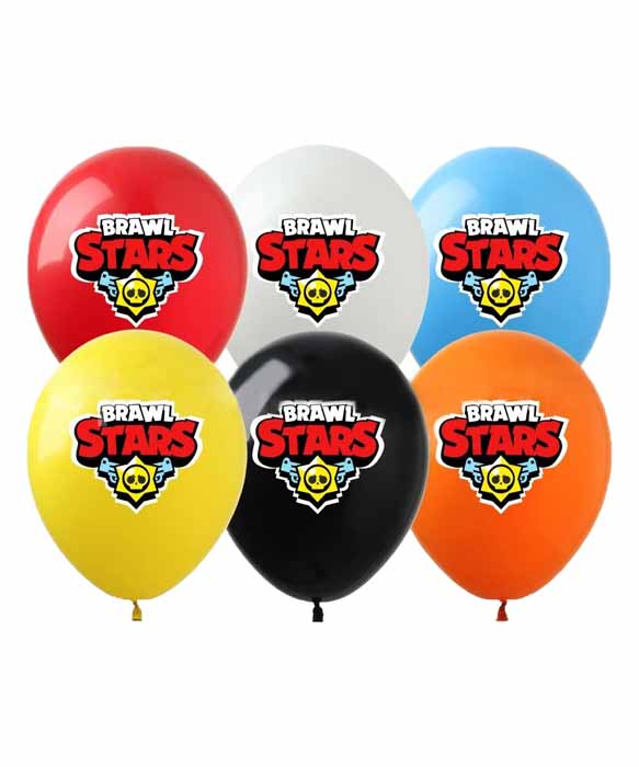 Шарики Pelican 12 "(30 см)"Brawl Stars" 828289 Разноцветный Pelican (828289)