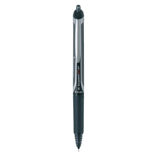 Ручка капілярна автоматична чорна BXRT-VB 5 -B "HI-TECPOINT V5 RT", Японія (BXRT-VB 5 -B)