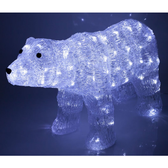 Ведмідь акриловий LED розмір 35см* 60см (19-024)