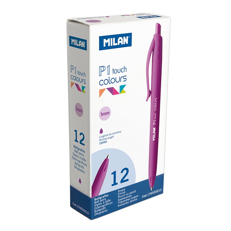 Ручка кулькова 176550212 "P1 touch" 14,1 * 1,7 см, фіолет. (176550212)