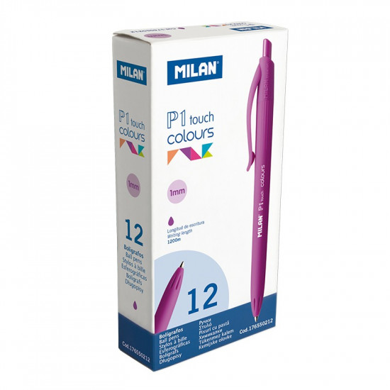 Ручка кулькова 176550212 "P1 touch" 14,1 * 1,7 см, фіолет. (176550212)