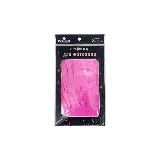 Фотозона 2м*1м, розовая (13003-RPB pink)