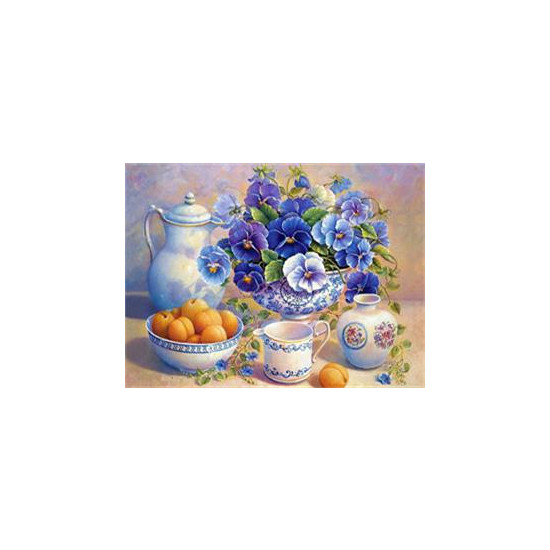 Алмазная мозаика по номерам 30*40см "Натюрморт" (GLD60332)