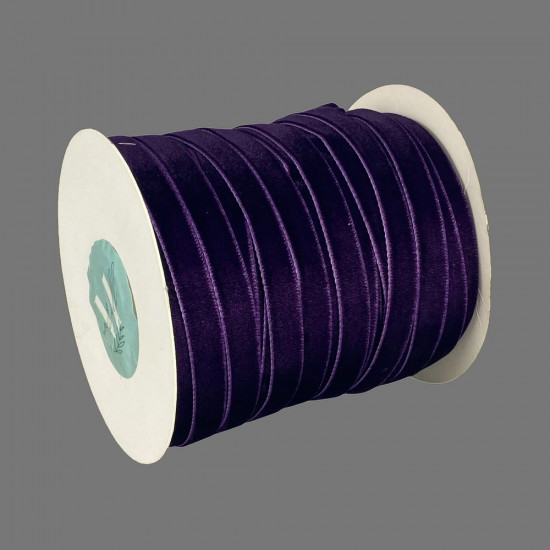 Бархатная лента 1,0 см х 50 ярдов (D00910- 44)