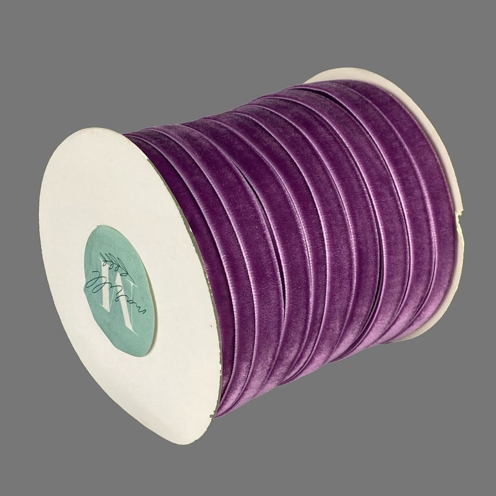 Бархатная лента 1,0 см х 50 ярдов (D00910- 41)