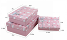 Подарункова коробка 91306-19 прямокутна рожева з ведмедиками, 29*21*9 cm (91306-19 №2)