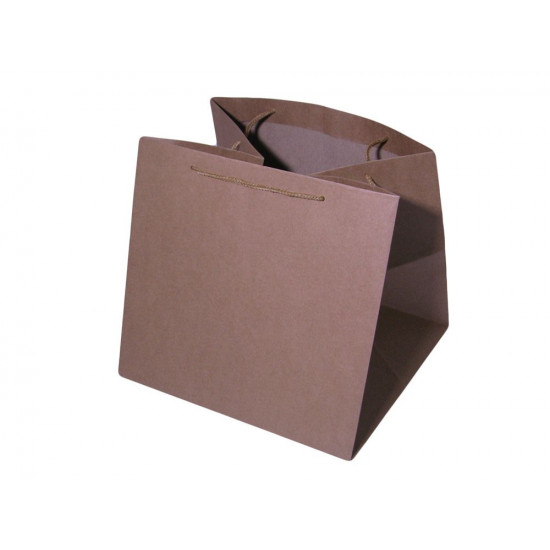Пакет подарунковий 30х30х30 (крафт) (PVC303030)