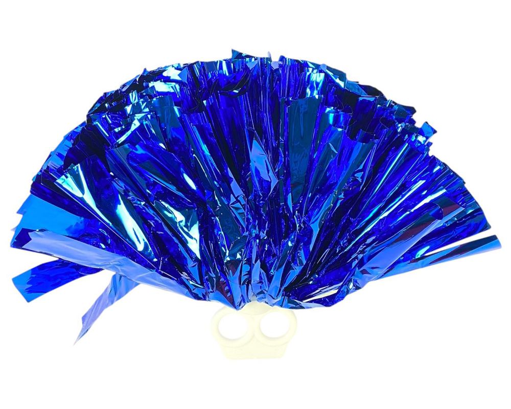 Помпоны для танцев и чирлидинга на кольцах, синие (0815-200   dark blue)
