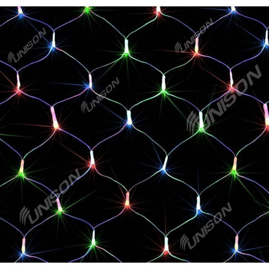 Сетка 160 LED 2м*1,5м, мульти (1592-01)