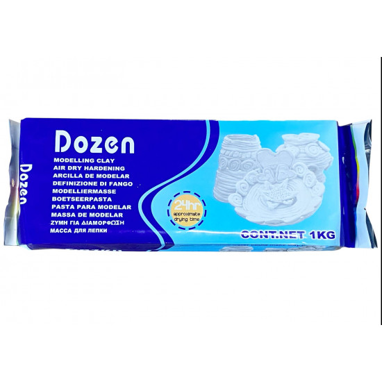Паста для моделирования белая - 1,0 кг (0668DSCN)