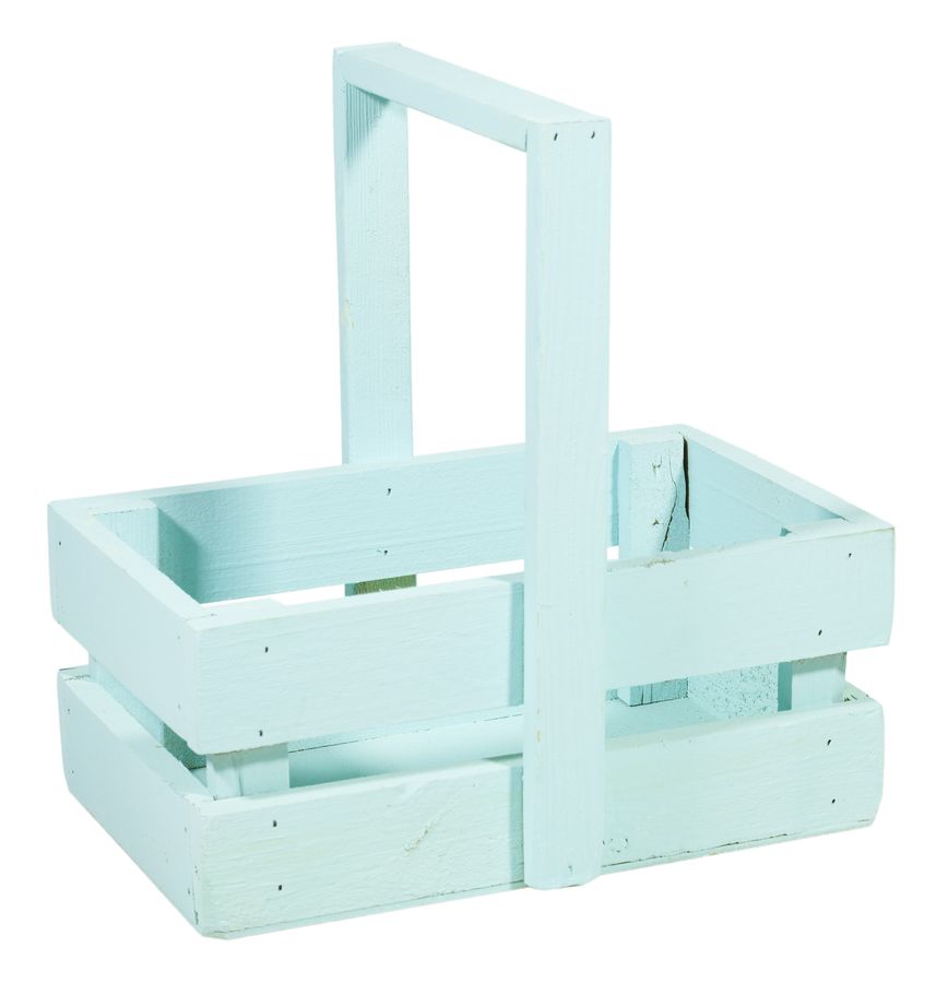 Ящик бірюза дерев'яний маленький BW-03 25\25\15 (BW-03 turquoise)