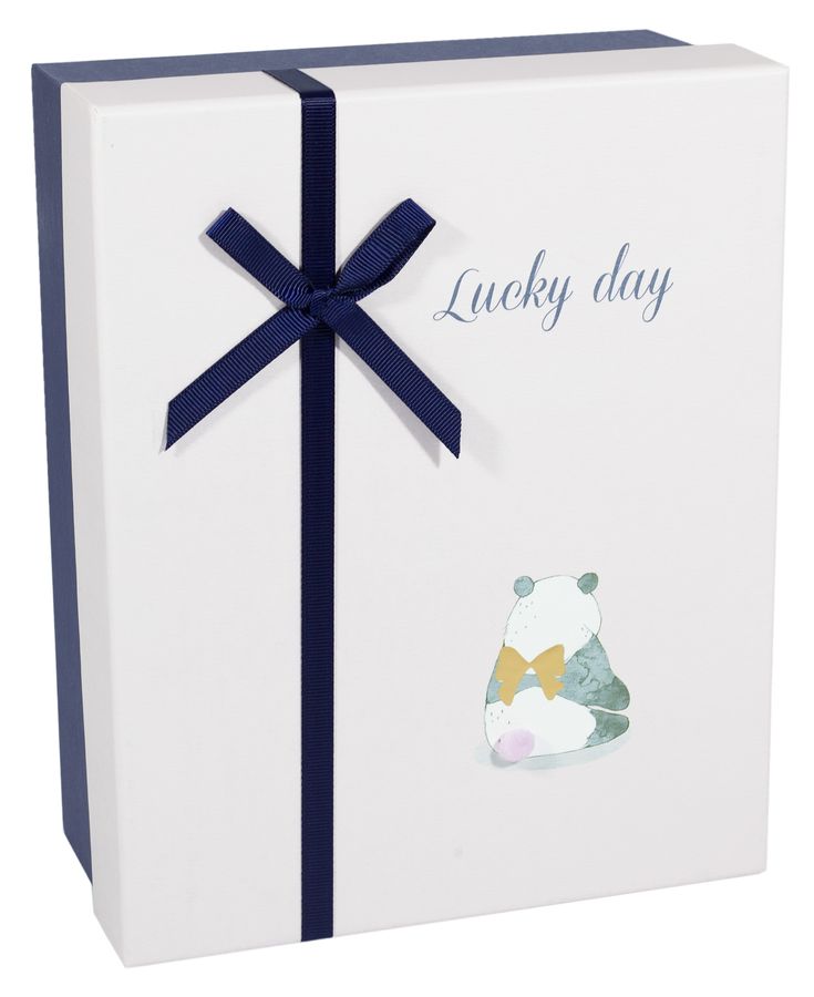 Подарункова коробка 107-39, прямокутна "Lucky day", 25.5х20.5х10.5cm/21.5х17.5х9.5/16.5х14.5х8.5cm 3шт. в наборі (107-39)