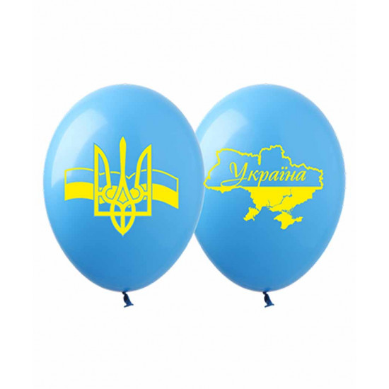 Шарики Pelican 12' (30 см) "УКРАЇНА ЄДИНА" 1-стор., 828943 (828943)