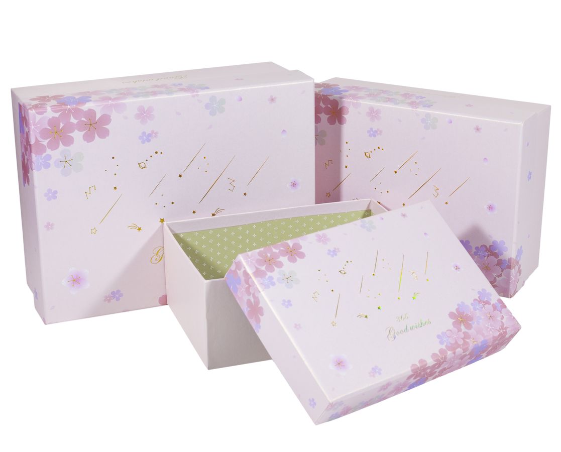 Коробки подарочные прямоугольные, 28х21х11cm, с ДЕФЕКТОМ, 9700-22 Розовый Unison (9700-22 №1)