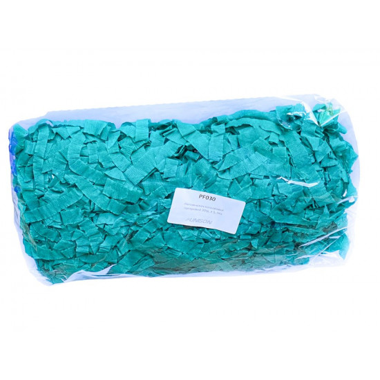 Наполнитель цветной бумажный 30гр, ± 5, mix (PF030 turquoise)