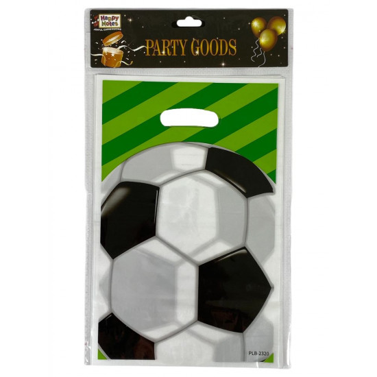 Пакети подарункові поліетиленові  16,5 х 25см, Футбол, 10шт-упаковка (10722)
