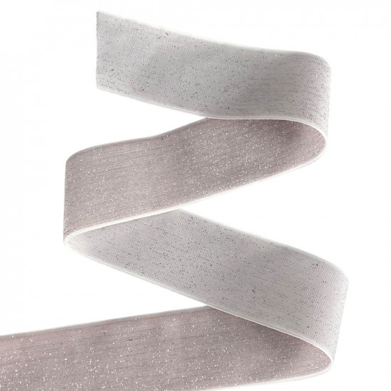 Бархатная лента блестящая 4,0 см х 30 ярдов Розовый Marill (D16740- dirty pink)