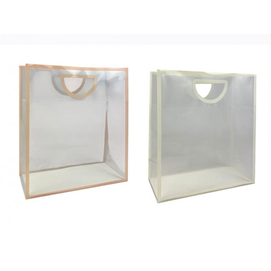 Пакети прозорі пластикові   2 кольори, 28 х 25 х 11,5см Різнокольоровий Unison (PPWKSz649)