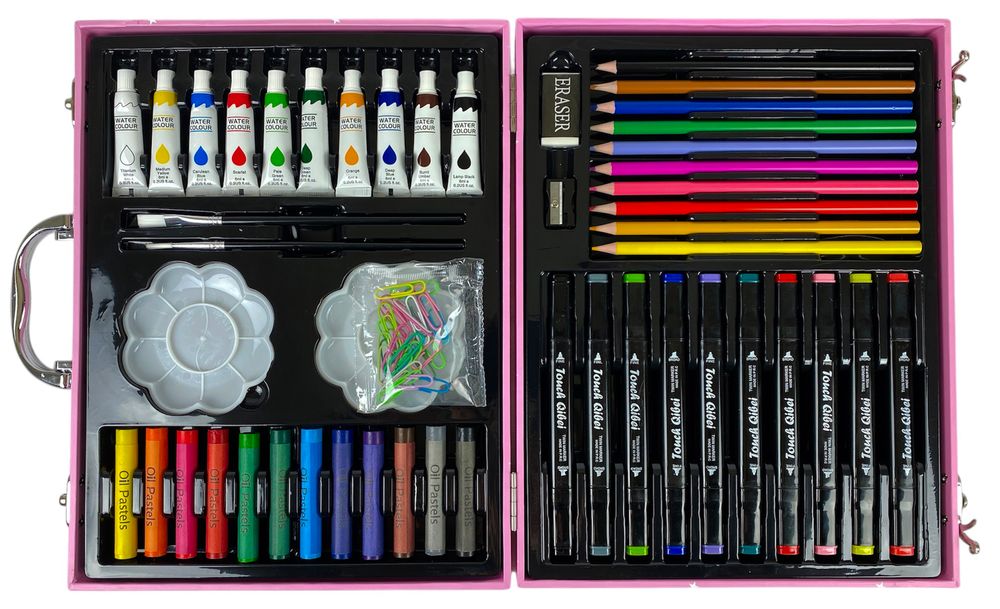 Набір для творчості 68 предметів,  Рожевий Єдиноріг (13548)